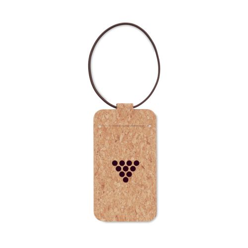 Cork luggage label - Image 2